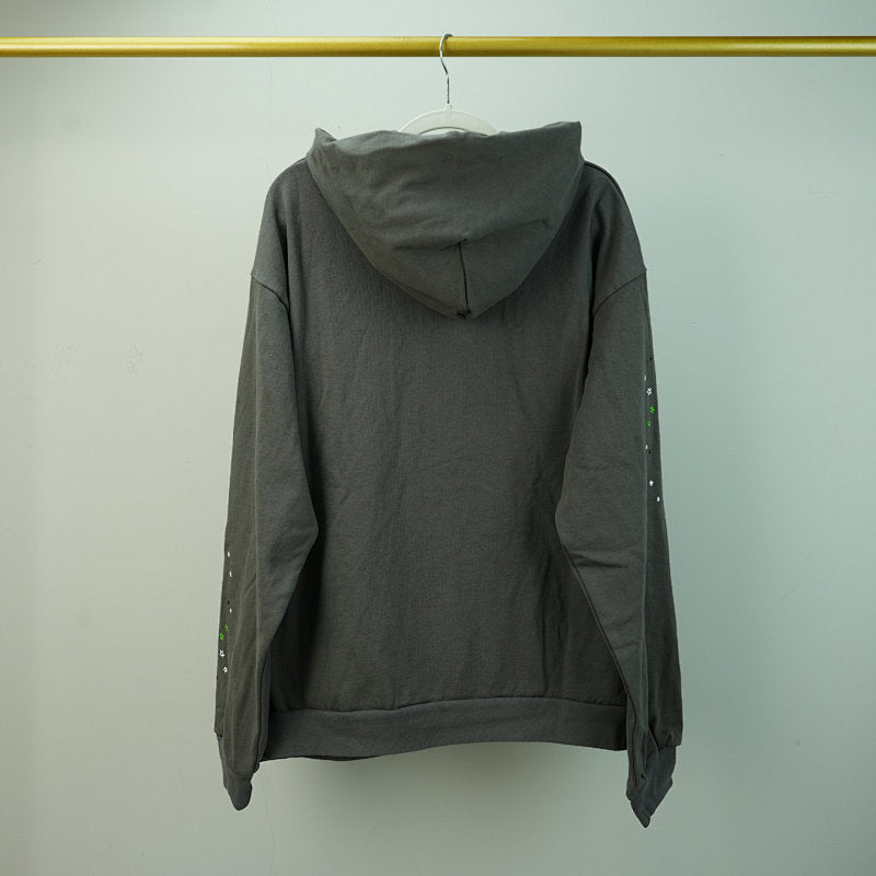 Sp5der Wait Web Hoodie Slate Grey