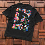 Black Grid Graphic Martine Rose T-Shirt