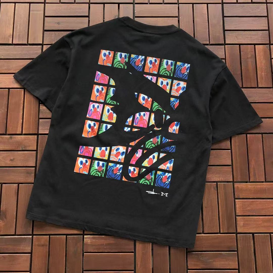 Black Grid Graphic Martine Rose T-Shirt