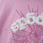 Sp5der OG Web Hoodie Pink