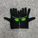Gloves Black Green