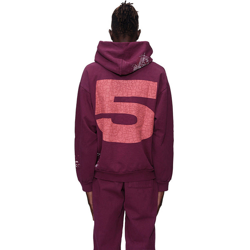 Sp5Der Nocturnal Highway Hoodie Dark Purple