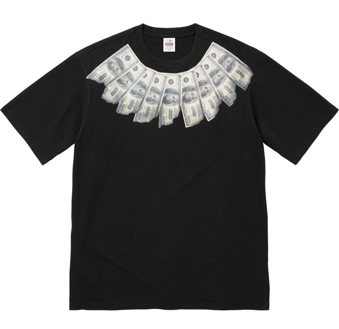 Supreme Banknote Collar T-Shirt