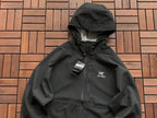 Arc'teryx Black White Mint Hooded Jacket