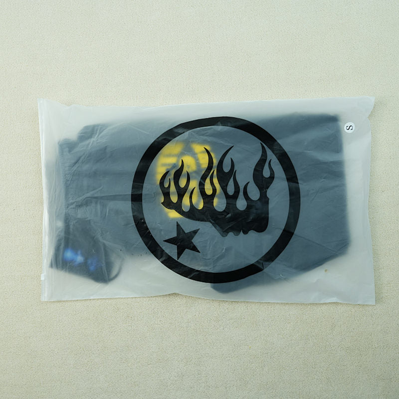 Hellstar No Guts No Glory Flare Bottom Sweatpants Midnight Dye Black
