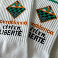 Casablanca L'Ete En Liberte Logo Crew Socks
