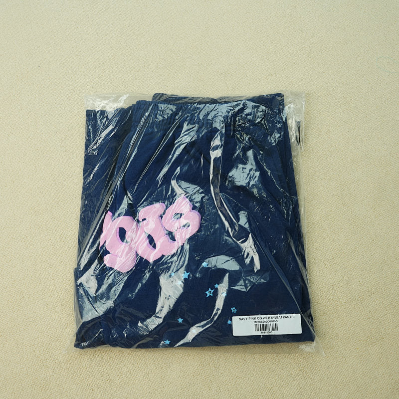 Sp5der OG Web Sweatpants Navy