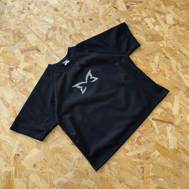 Mertra Layered Longsleeve - Black/White
