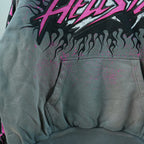 Hellstar Future Flame Hoodie Grey