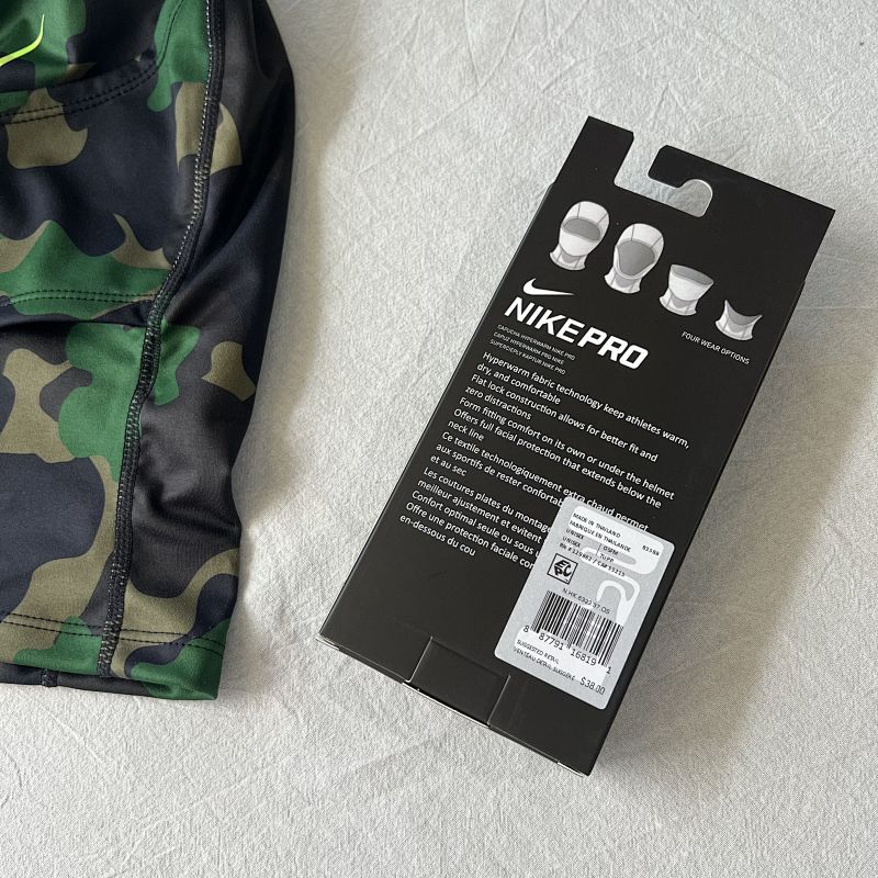 Nike Pro Hyperwarm Hood Balaclava Camo Print