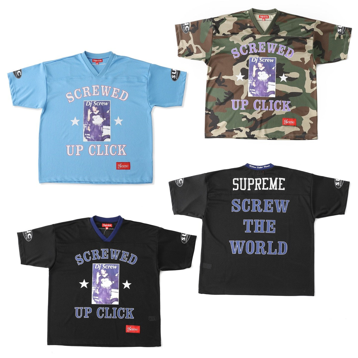 Supreme Screw The World Graphic T-Shirt