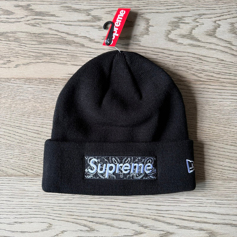 Supreme x New Era Bandana Box Logo Beanie