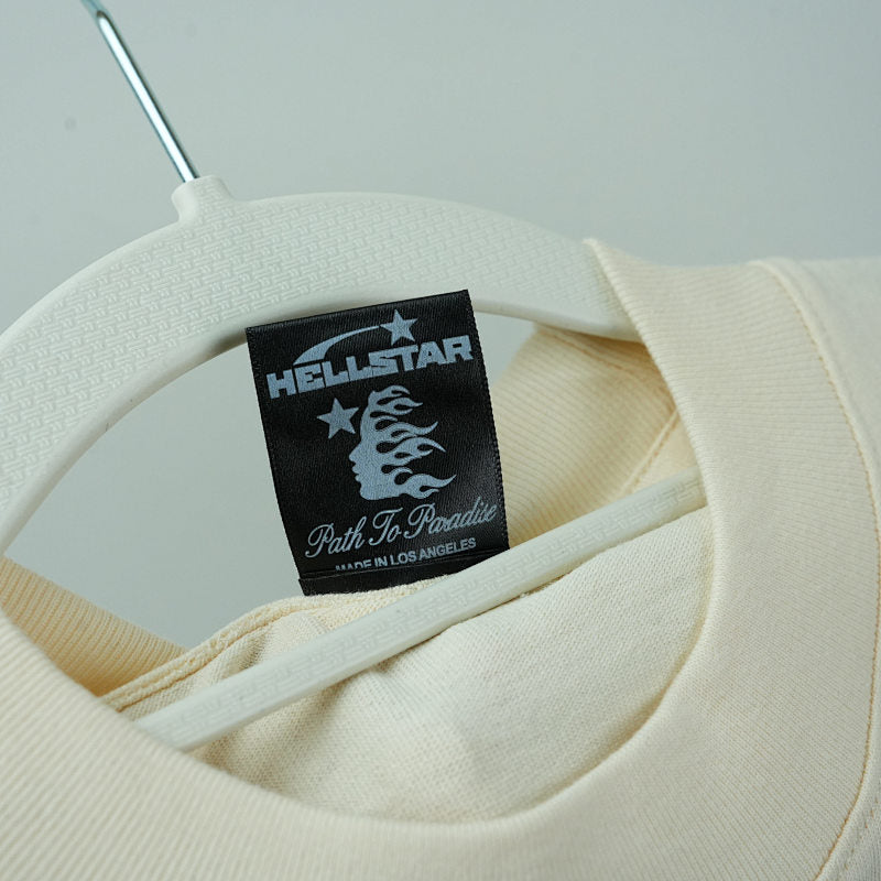 Hellstar Yoga T-Shirt Cream
