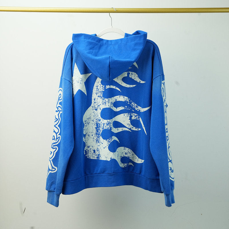 Hellstar Blue Yoga Hoodie