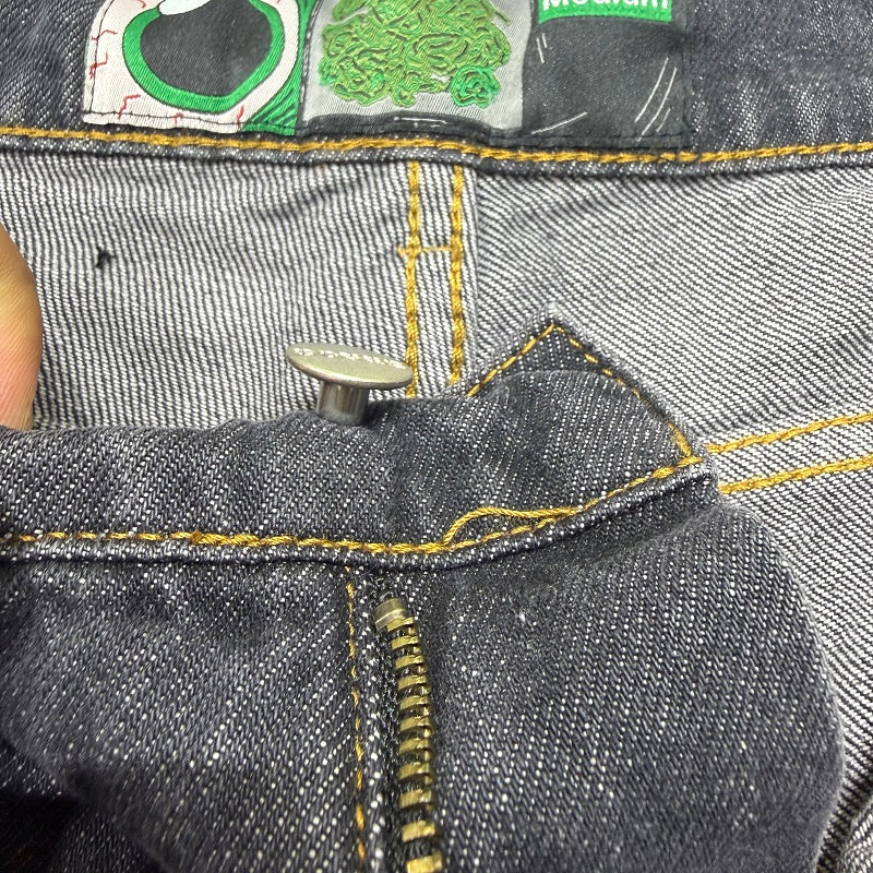 Unknown Brand Dark Black/Charcoal Denim Jeans