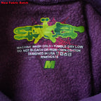 Sp5Der Web Hoodie Purple