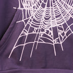 Sp5Der Web Hoodie Purple