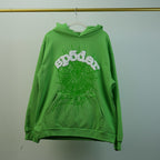Sp5Der Web Hoodie Slime Green