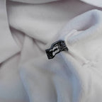 Sp5Der 0G Rhinestone Logo Hoodie White