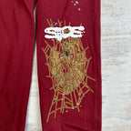 Sp5Der Logo Sweatpant Maroon