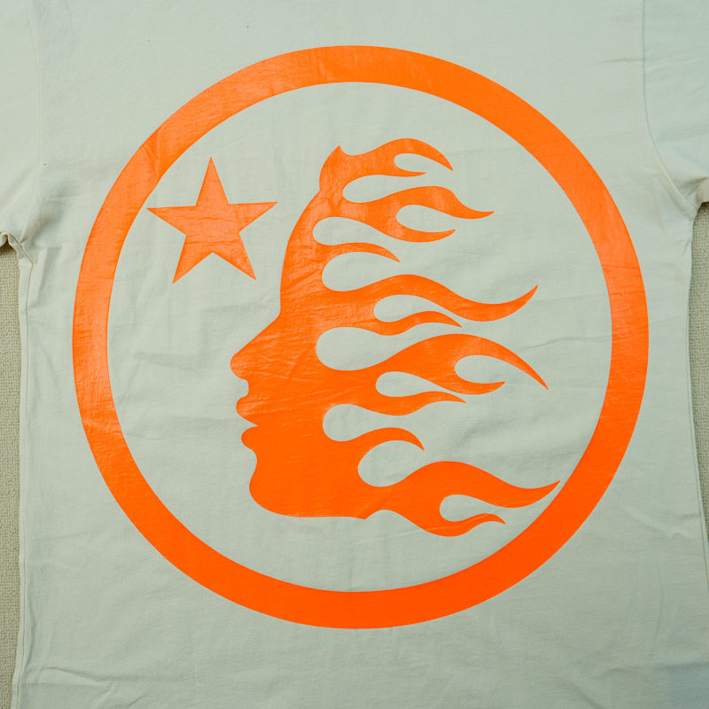 Hellstar Classic T-Shirt (Regular Print) White/Orange