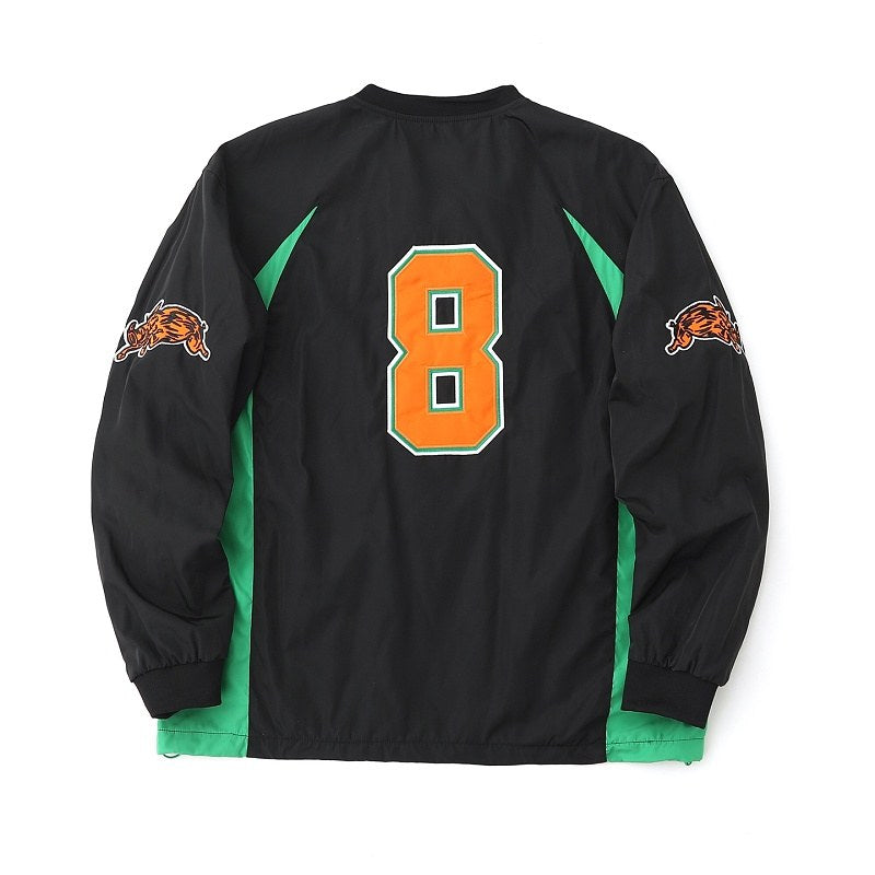Supreme Number 8 Long-Sleeve Football Jersey
