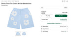 Denim Tears The Cotton Wreath Powder Sweatshorts