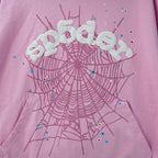 Sp5der OG Web Hoodie Pink