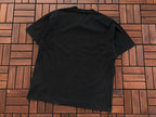 Black Flower Graphic Stussy T-Shirt