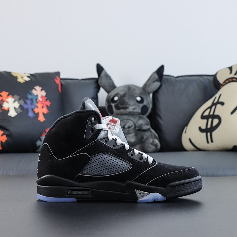 Air Jordan 5 Retro Black Metallic Silver