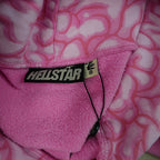 Hellstar Brainwashed With Brain Hoodie Pink