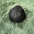 Black Mesh Trucker Caps with Embroidered Graphics