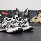 Balenciaga Track Sneaker - White/Black Logo Print