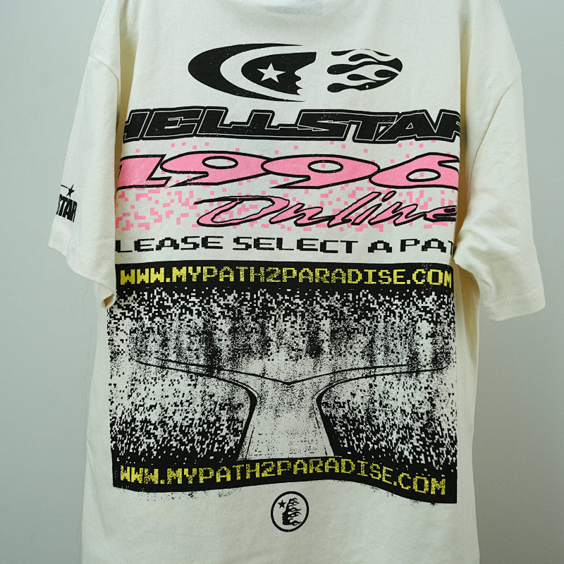 Hellstar Pixelt-Shirtwhite