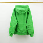 Sp5Der Punk V2 Rhinestone Hoodie Bright Green