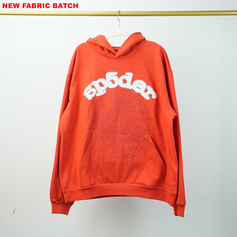 Sp5Der Websuit Hoodie Orange