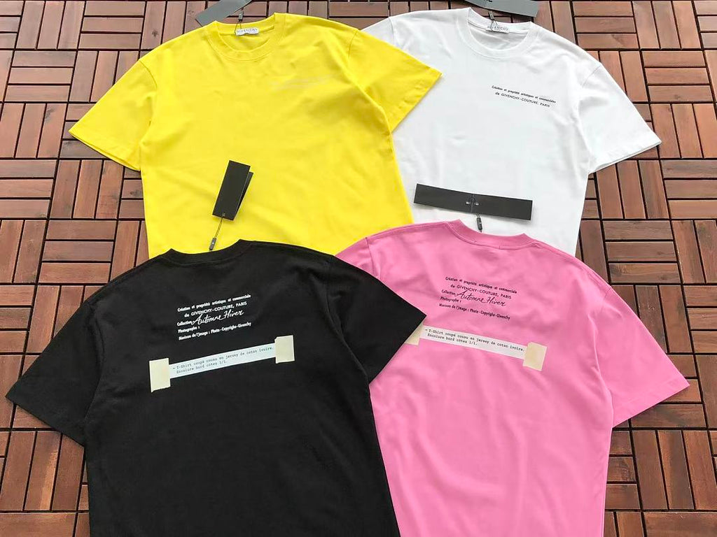 Multi Color Label Graphic T-Shirt