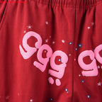 Sp5Der Worldwide Red Angel Number 555 Sweatpants