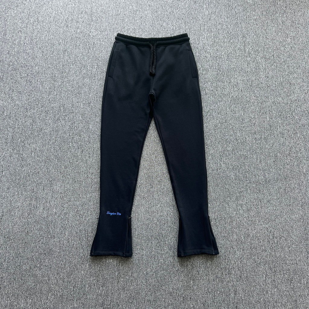 Hoodie Set Black Blue