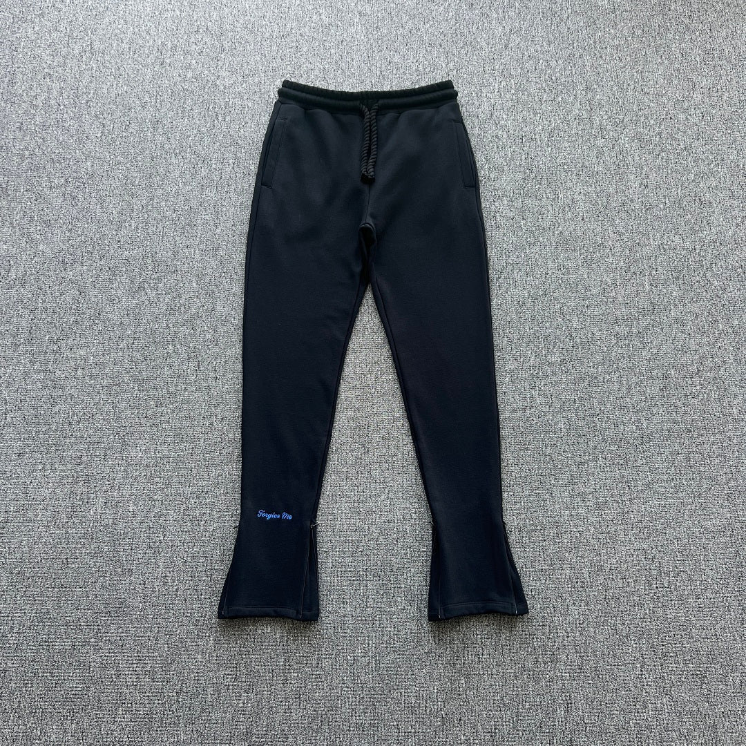 Hoodie Set Black Blue