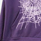 Sp5Der Web Hoodie Purple