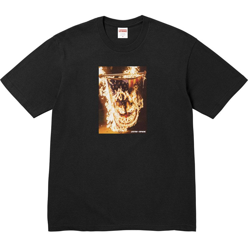 Supreme Spitfire Flaming Graphic T-Shirt