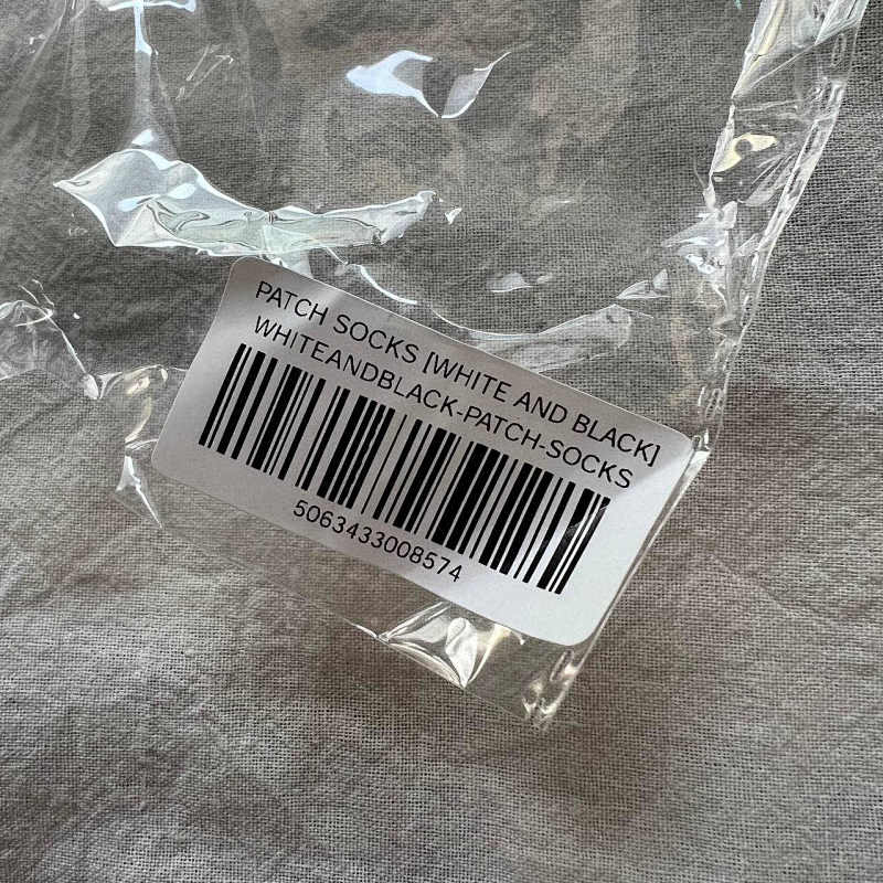 Premium Socks - White/Black
