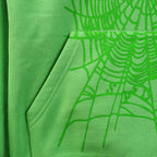 Sp5Der Web Hoodie Slime Green