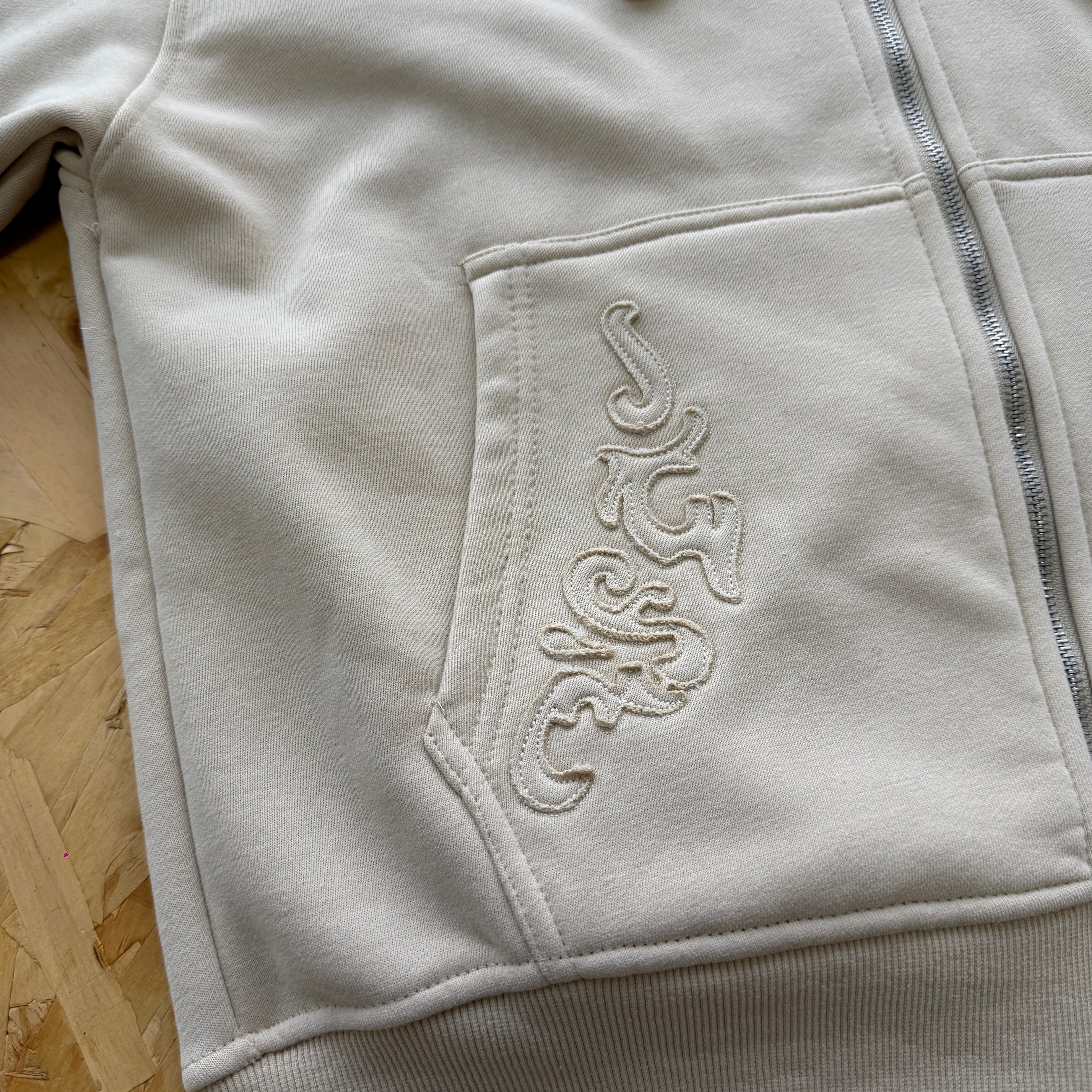 Derschutze Western Zip Up - Beige