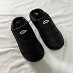 Quilted Slippers - Black