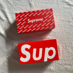 Supreme Crew Socks 3-Pack - Red/White/Black