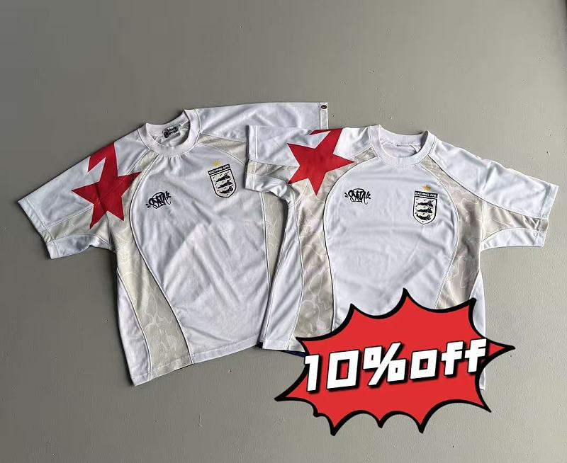 Unknown Brand England Football Jersey - White/Red