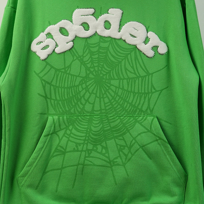 Sp5Der Web Hoodie Green