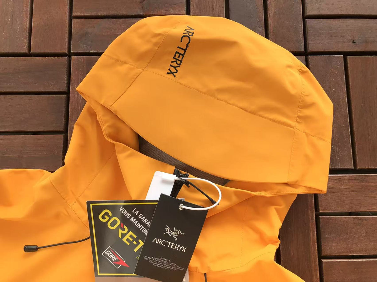 Arc'teryx Yellow Hooded Jacket